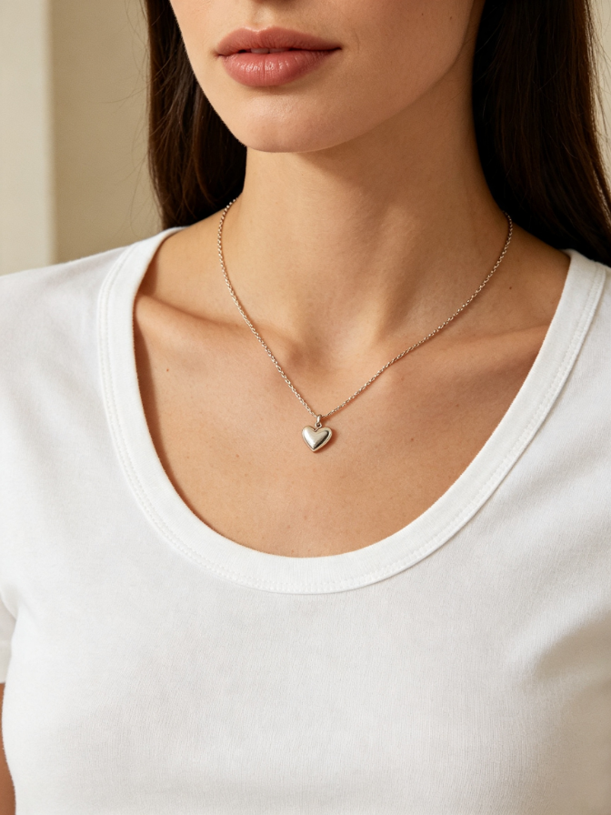 Heart Pendant Necklace Heart Pendant Necklace